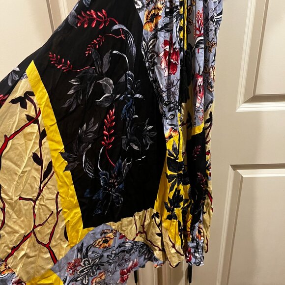 Jaase Indiana Alma Patchwork Floral Boho Maxi Button Front Dress - Picture 7 of 8